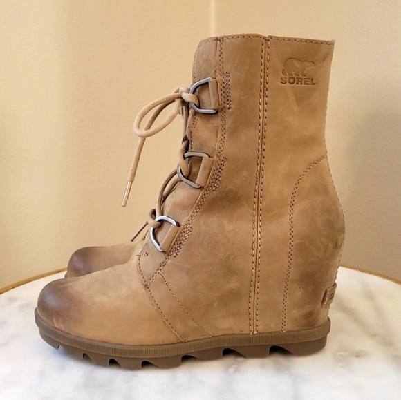 Sorel Joan Of Arctic Li Wedge Boots Ash 
